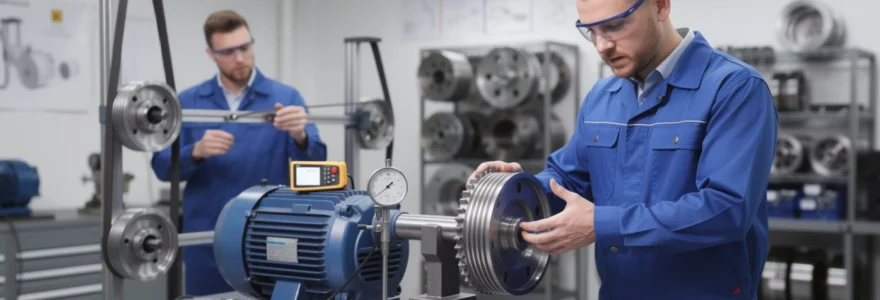 montage-dune-poulie-sur-arbre-moteur